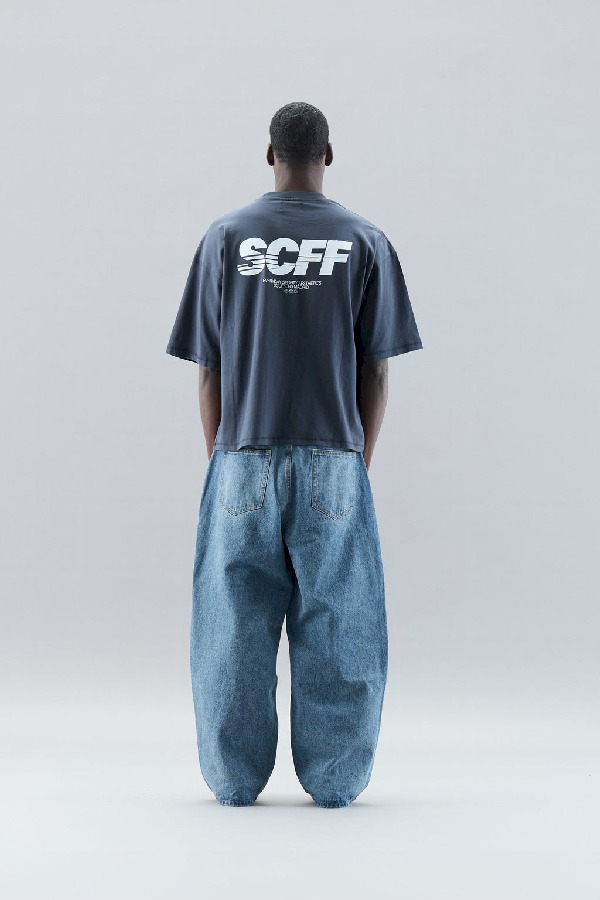 T-Shirts Scuffers SSS SCFF Azules | 10387BMAY