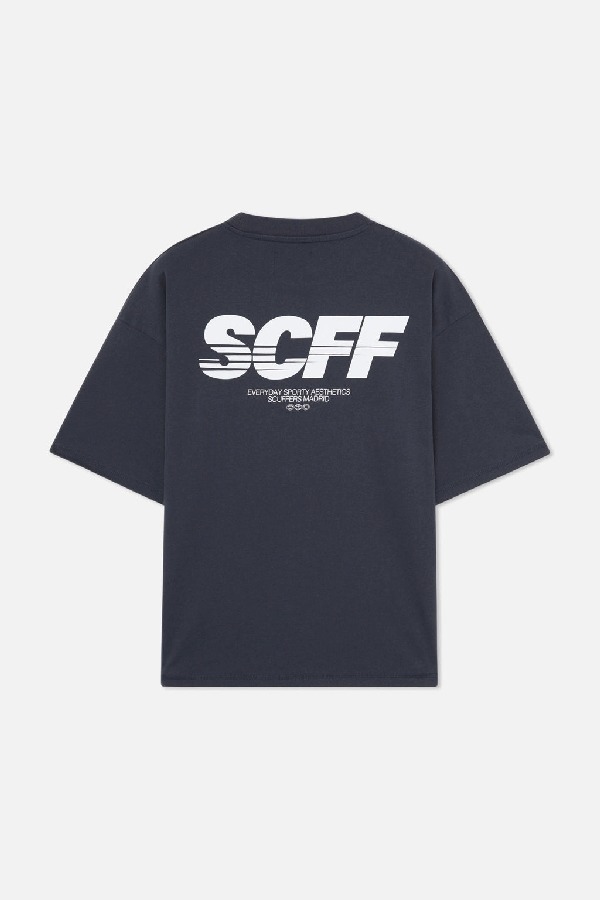 T-Shirts Scuffers SSS SCFF Azules | 10387BMAY