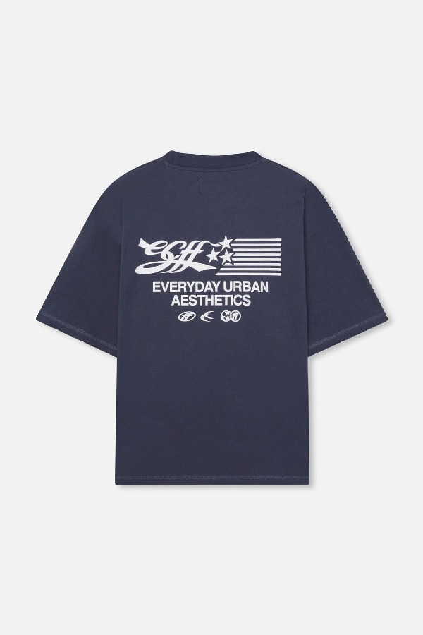 T-Shirts Scuffers Series Azul Marino | 13795OKJH
