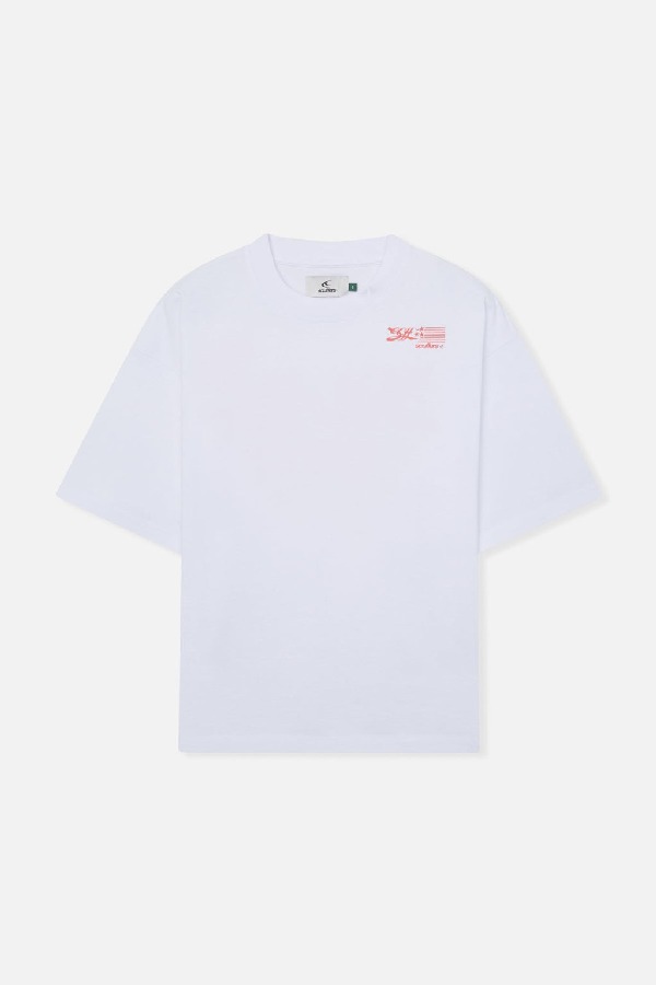 T-Shirts Scuffers Series Blancos | 30284ALQO