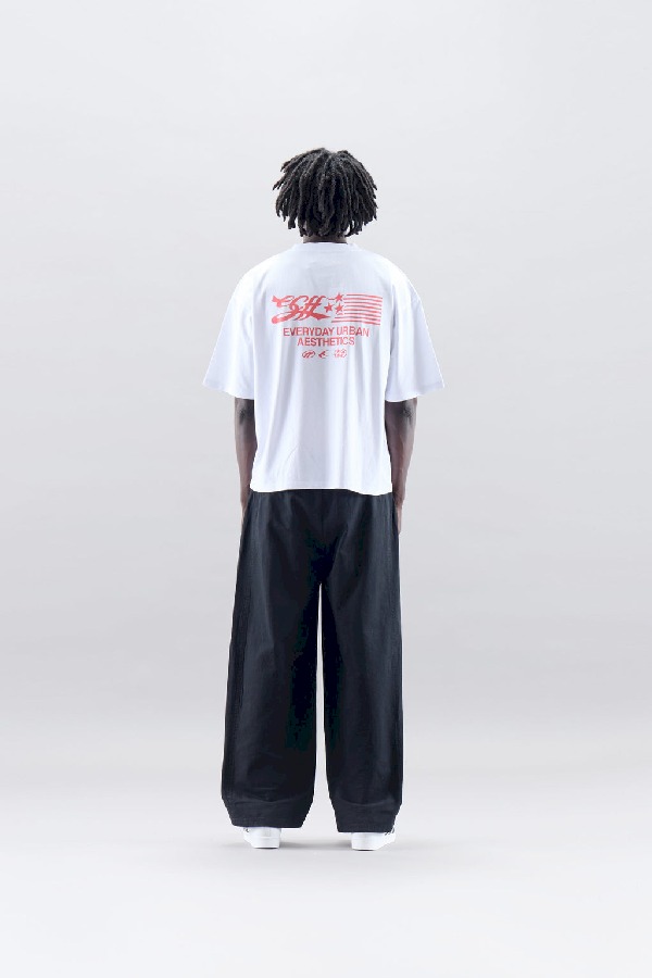T-Shirts Scuffers Series Blancos | 30284ALQO