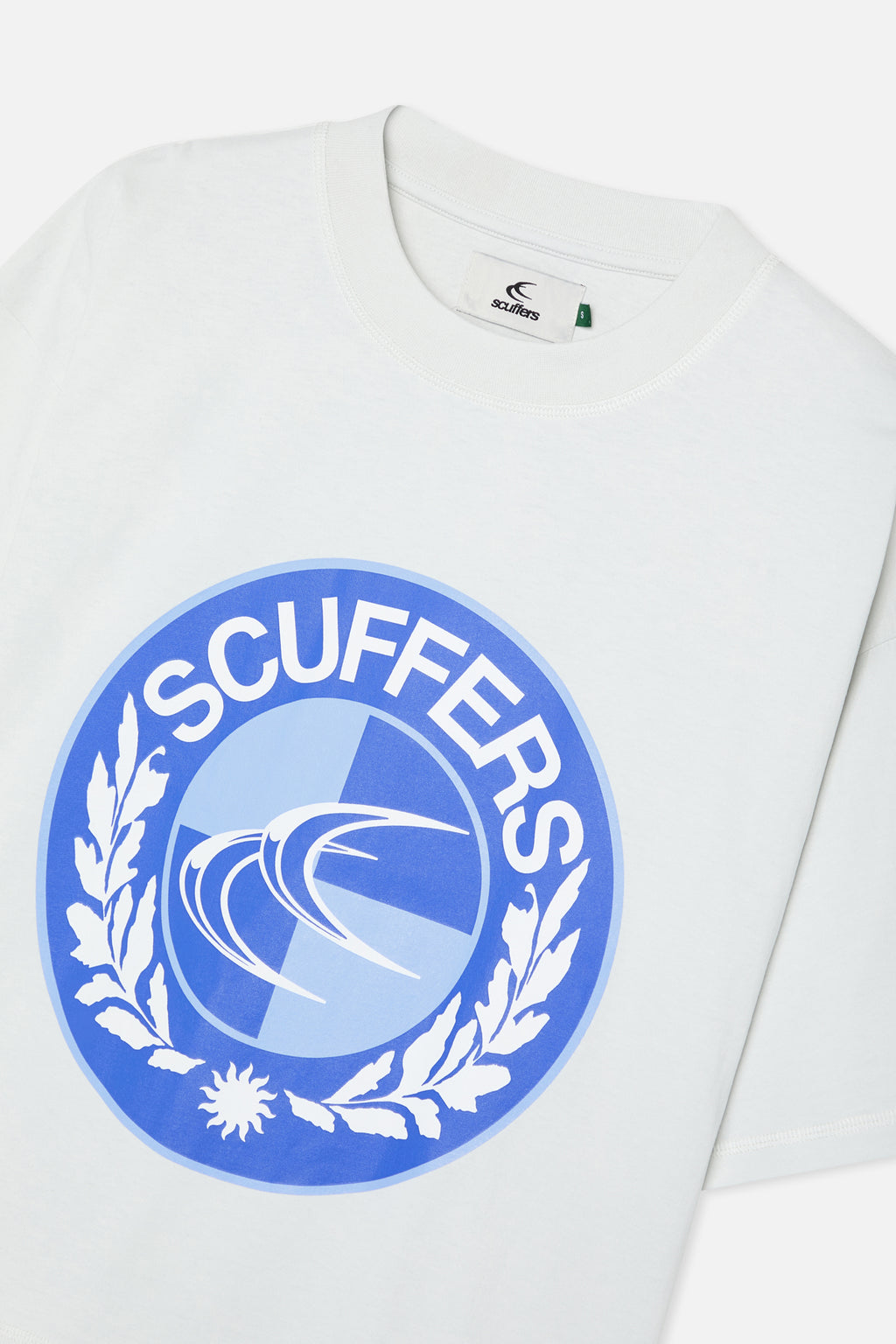 T-Shirts Scuffers Shield T-Shirt Ecru | 28745ABOY