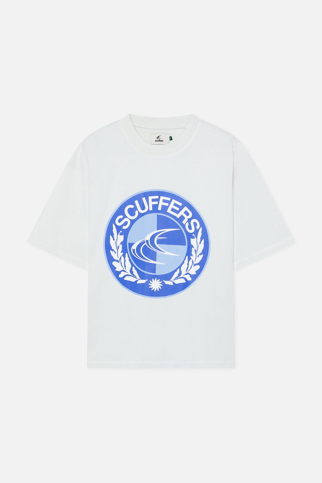 T-Shirts Scuffers Shield T-Shirt Ecru | 28745ABOY