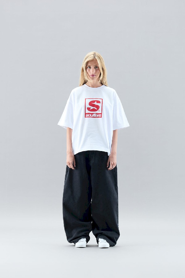 T-Shirts Scuffers Starnova Blancos | 52674AEPH