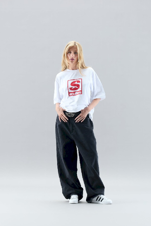 T-Shirts Scuffers Starnova Blancos | 52674AEPH