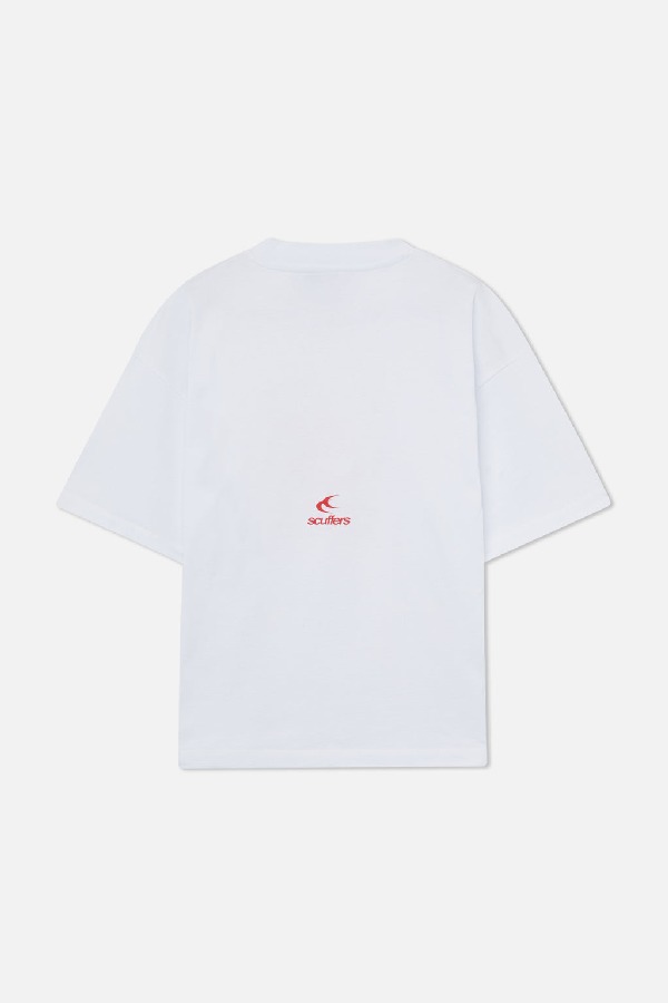 T-Shirts Scuffers Starnova Blancos | 52674AEPH