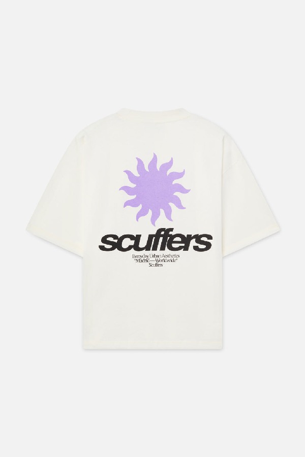 T-Shirts Scuffers Tarifa Ecru | 50328HKQJ