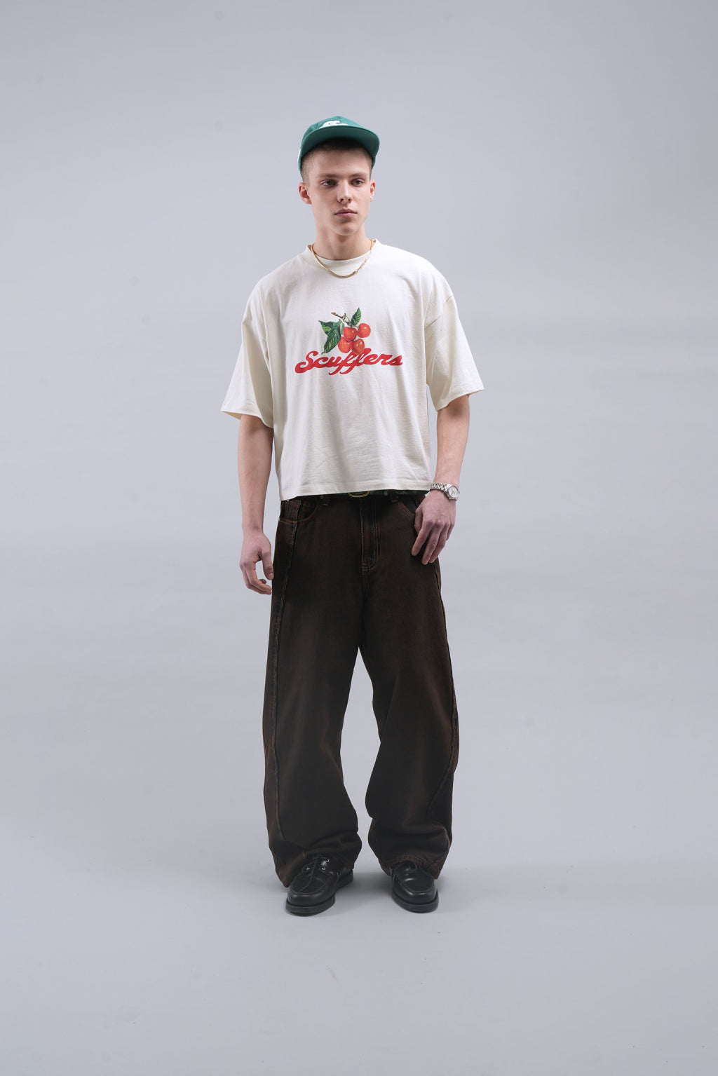 T-Shirts Scuffers Tropical T-Shirt Ecru | 70649OVQM