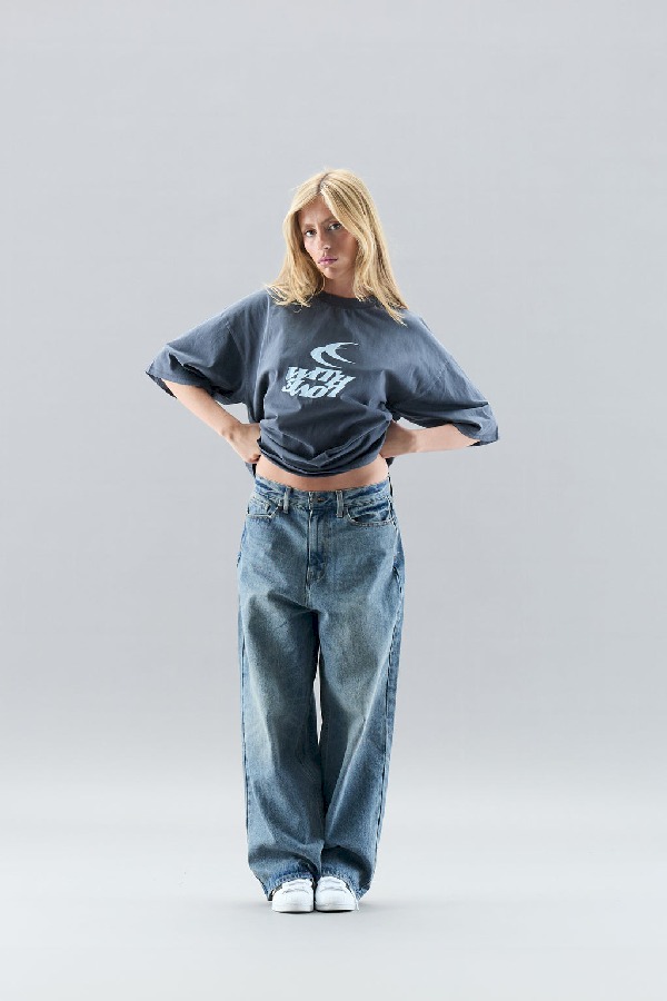 T-Shirts Scuffers With Moon Azules Oscuro | 63287XKYO