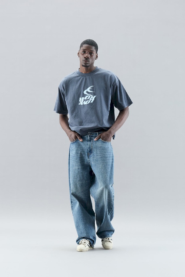 T-Shirts Scuffers With Moon Azules Oscuro | 63287XKYO