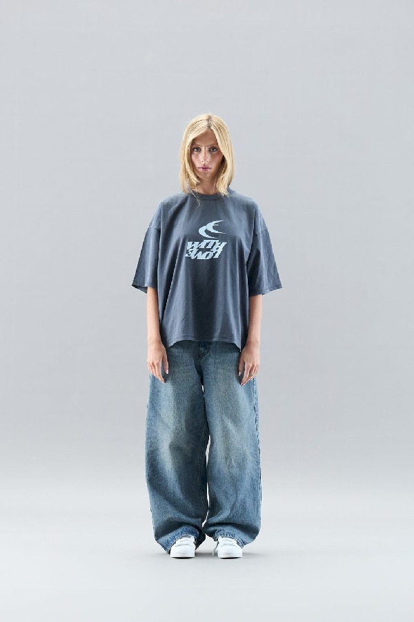 T-Shirts Scuffers With Moon Azules Oscuro | 63287XKYO