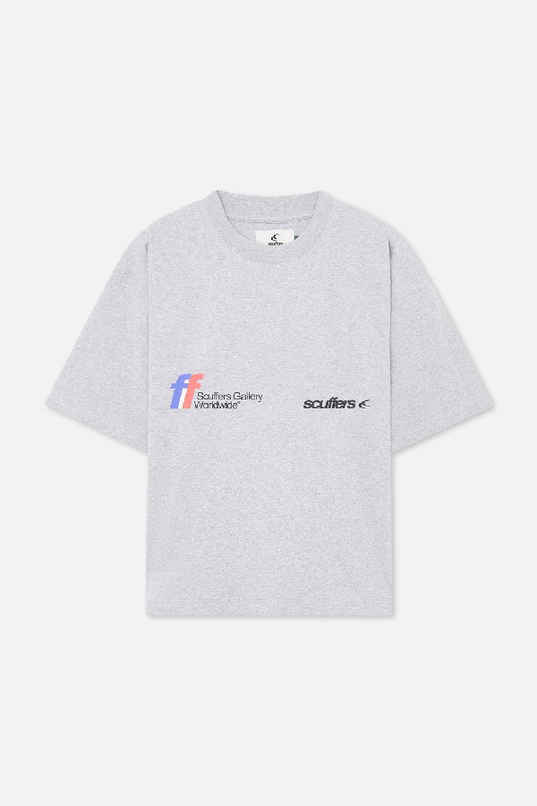 T-Shirts Scuffers Worldwide Melange | 36245MJLY