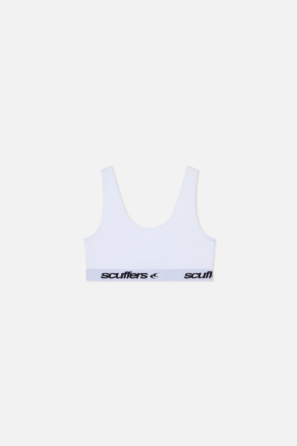 Top Scuffers Underwear Top Blancos | 78269EMRP