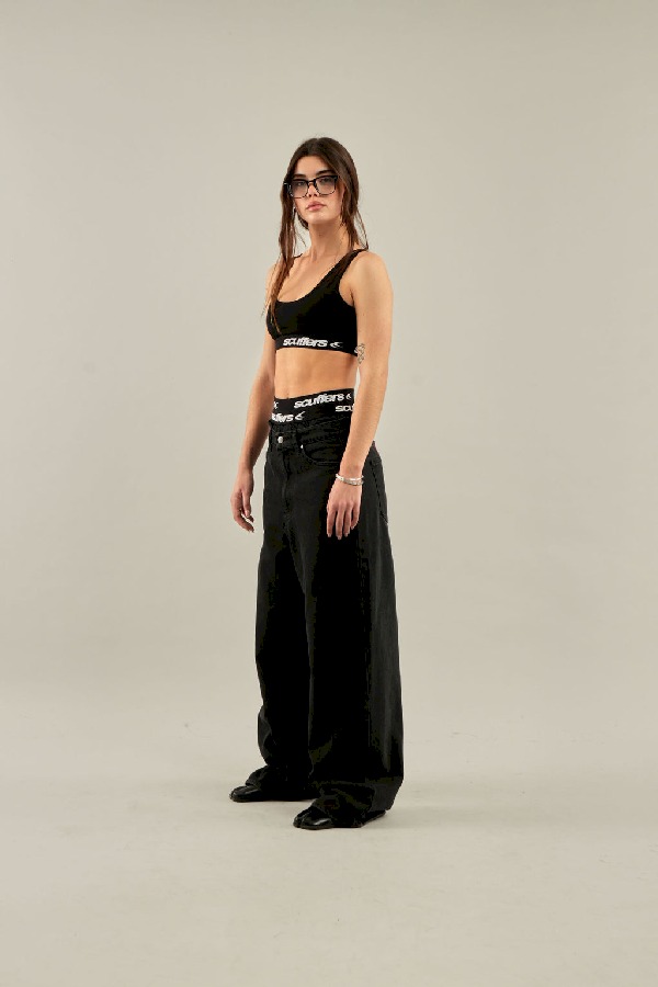 Top Scuffers Underwear Top Negros | 87150DIGA