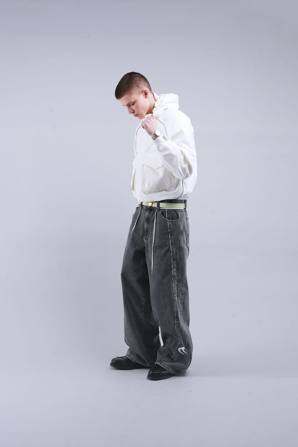 Windbreakers Scuffers Essential Windbreaker Blancos | 86015KOSY