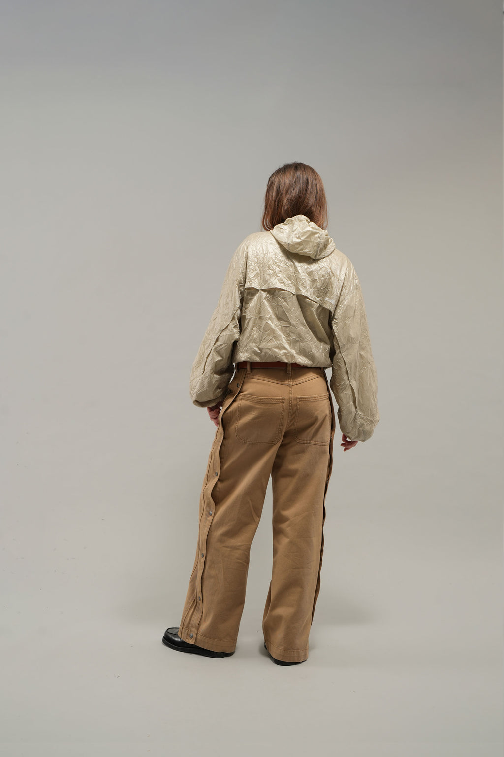 Windbreakers Scuffers Salty Windbreaker Champagne | 46782RDLE