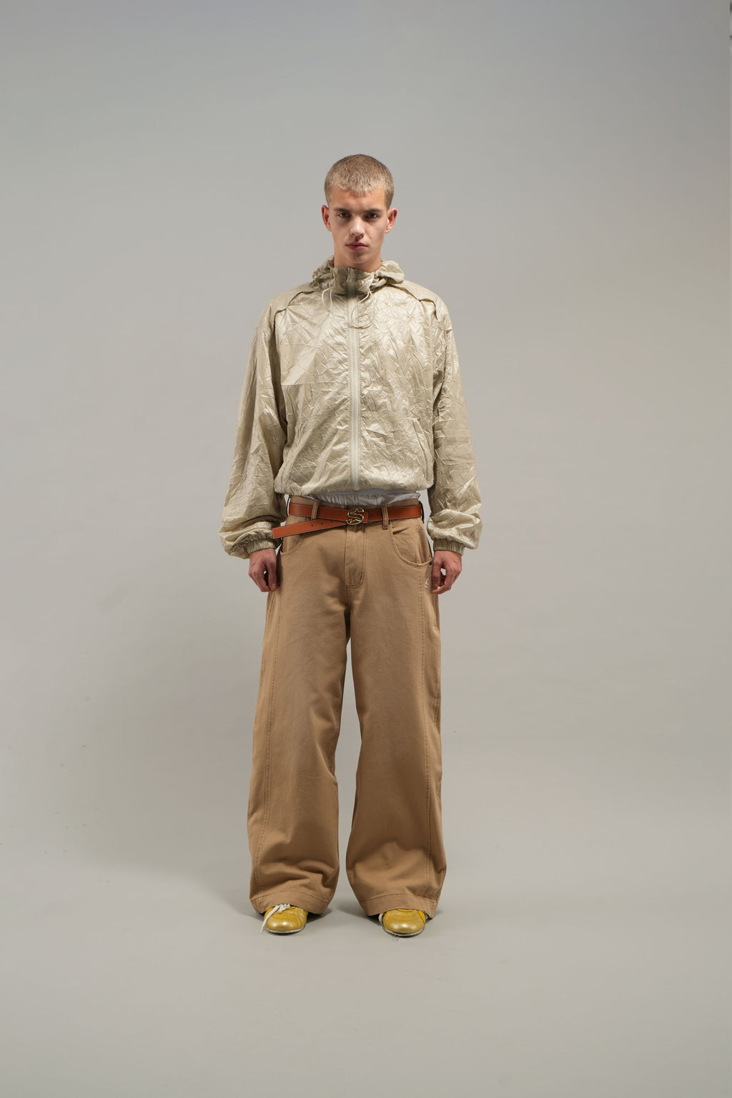 Windbreakers Scuffers Salty Windbreaker Champagne | 46782RDLE