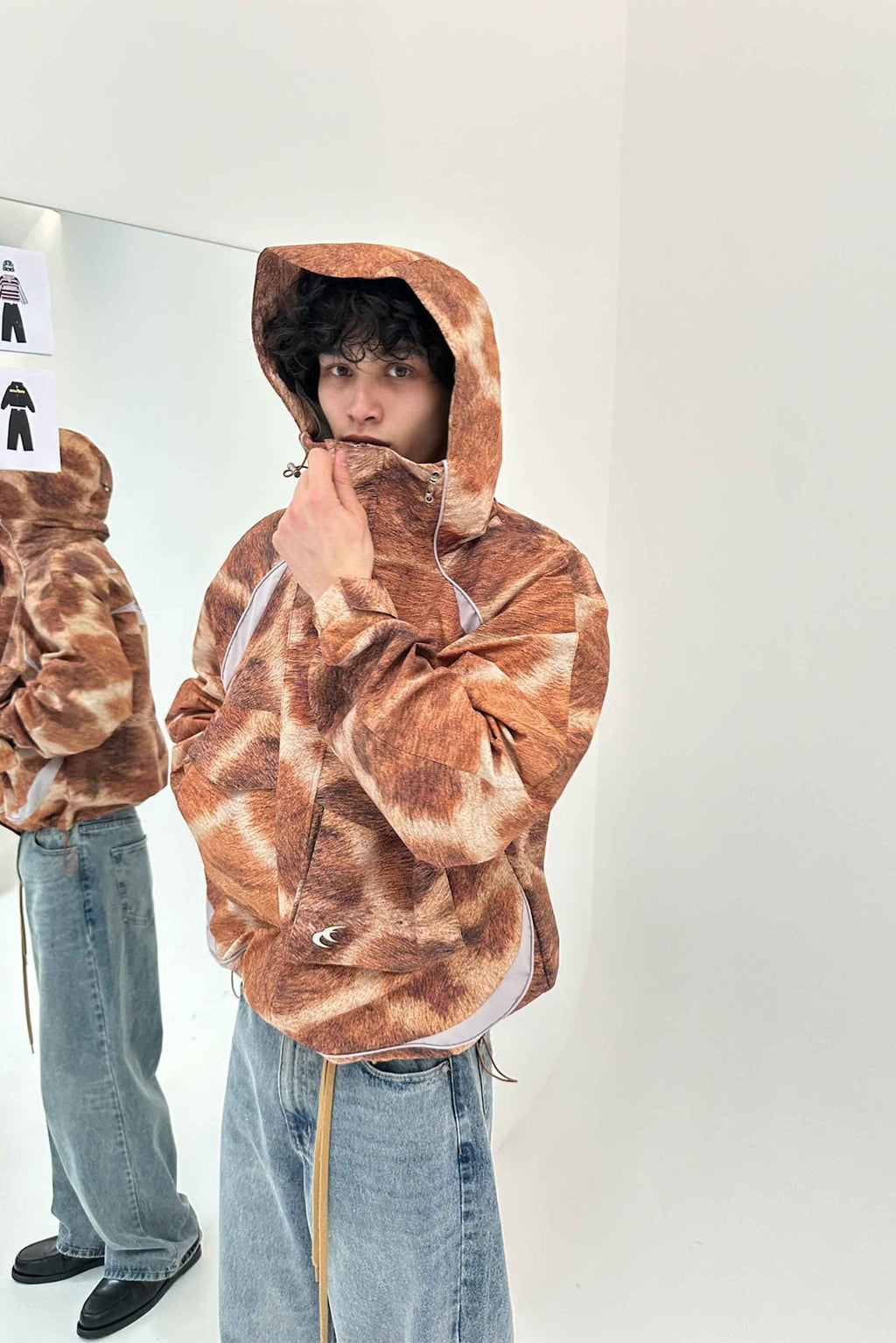 Windbreakers Scuffers Windbreaker Giraffe | 31725QNDS