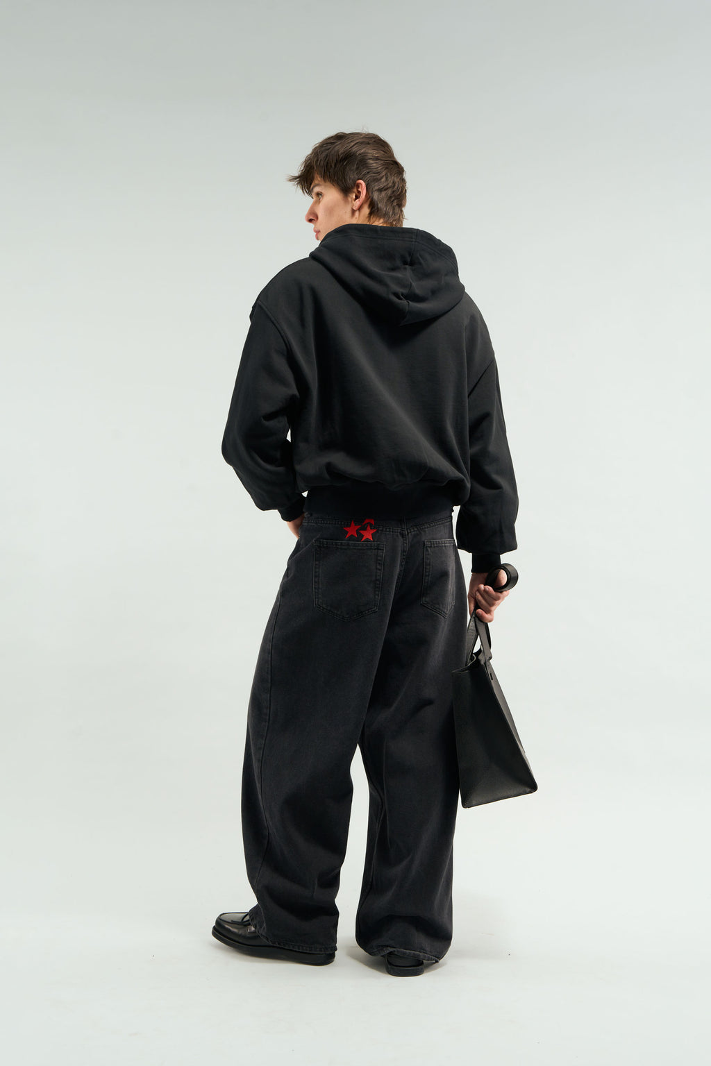 Zipped Hoodie Scuffers Essential Zipper Negros | 87540LBHZ