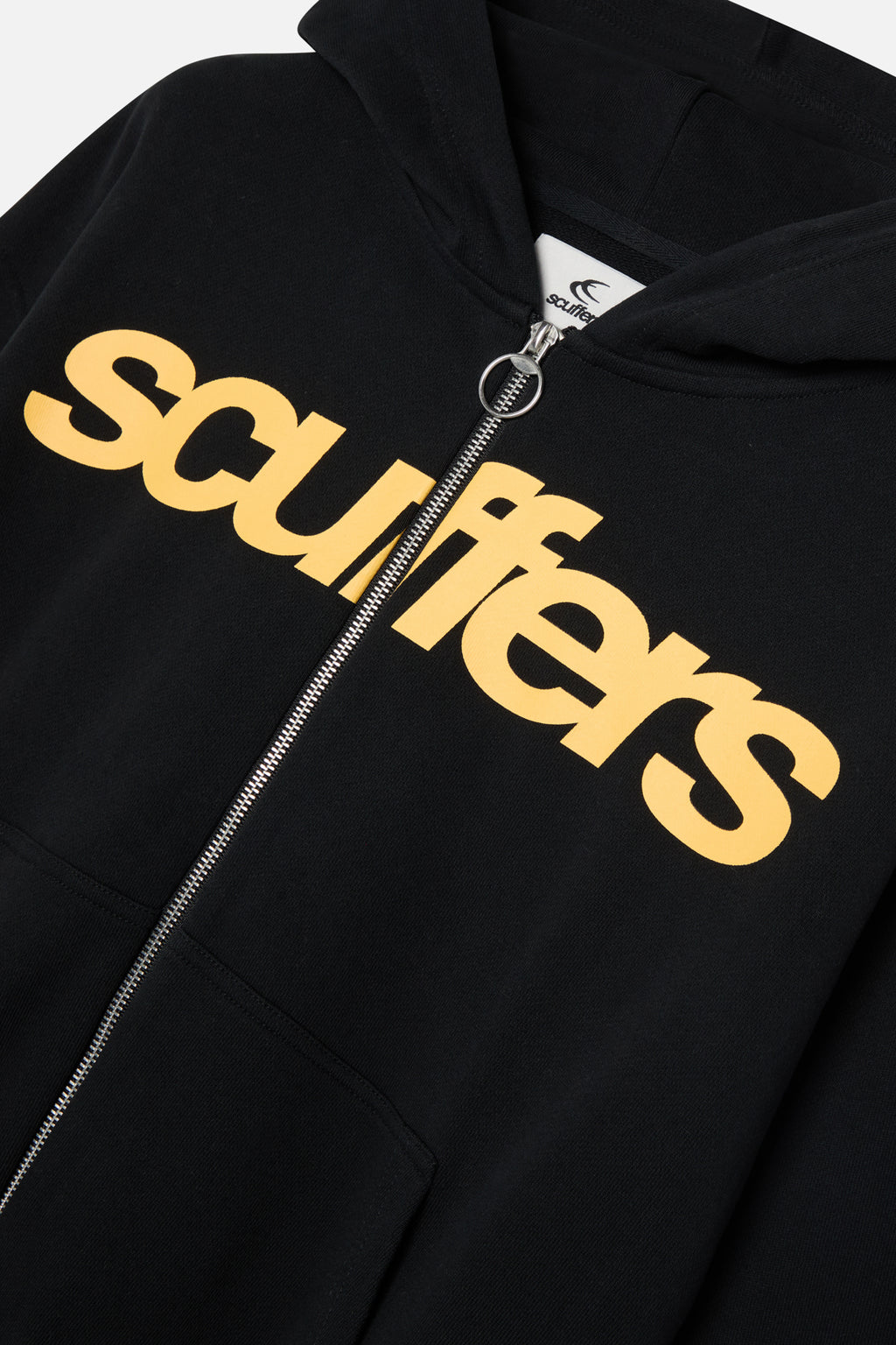 Zipped Hoodie Scuffers Essential Zipper Negros | 87540LBHZ