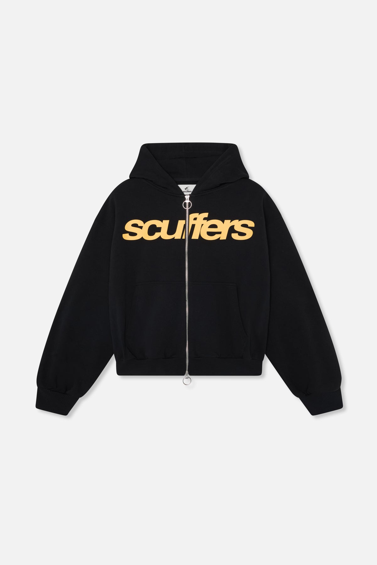 Zipped Hoodie Scuffers Essential Zipper Negros | 87540LBHZ