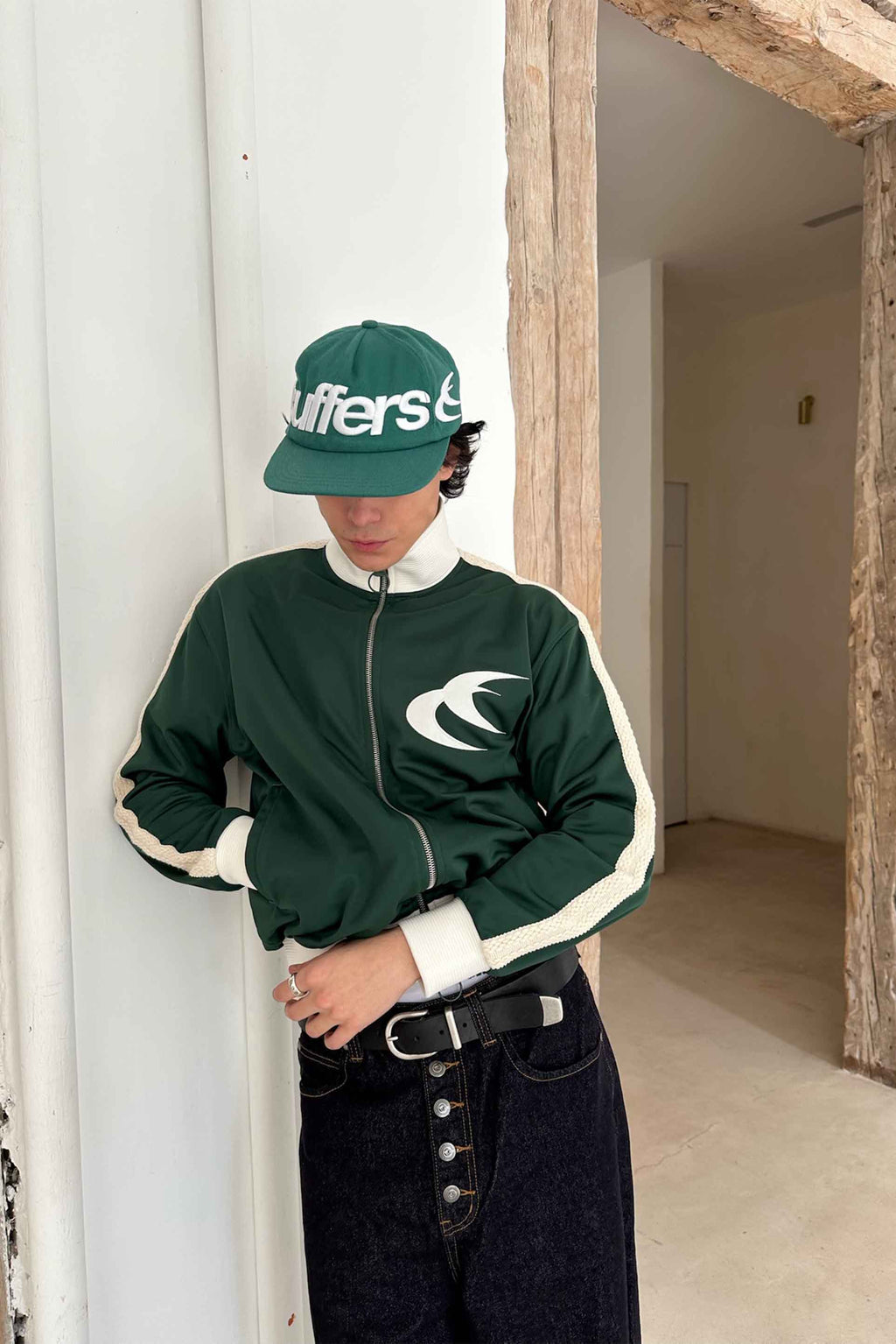 Zipped Hoodie Scuffers Gallery Suit Jacket Verdes | 75396NISK