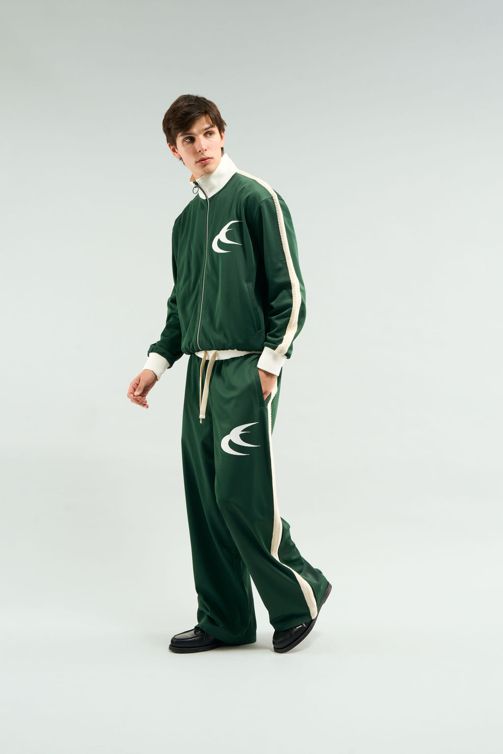 Zipped Hoodie Scuffers Gallery Suit Jacket Verdes | 75396NISK