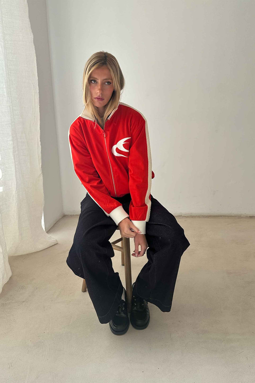 Zipped Hoodie Scuffers Gallery Suit Jacket Rojos | 45673TESQ