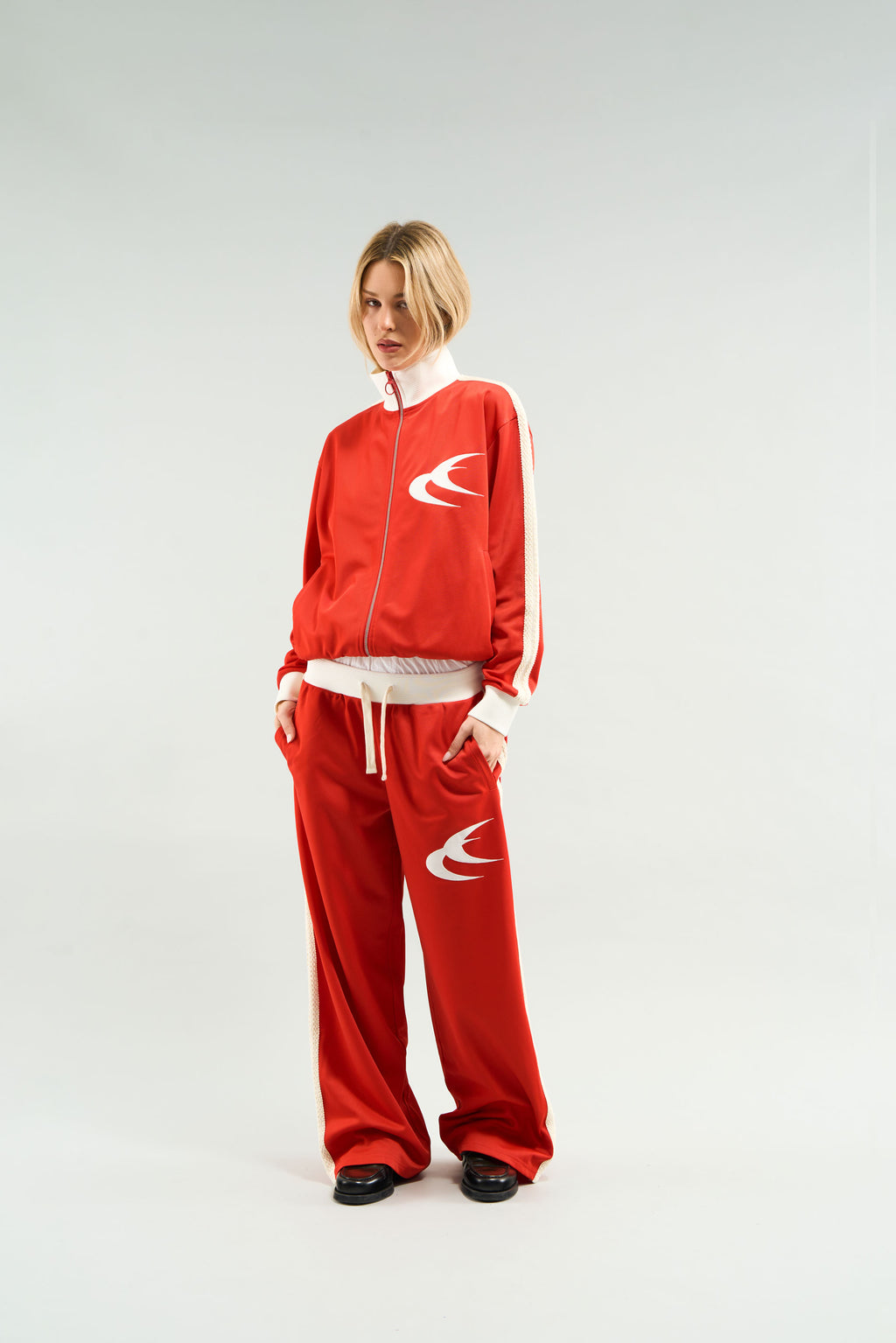 Zipped Hoodie Scuffers Gallery Suit Jacket Rojos | 45673TESQ