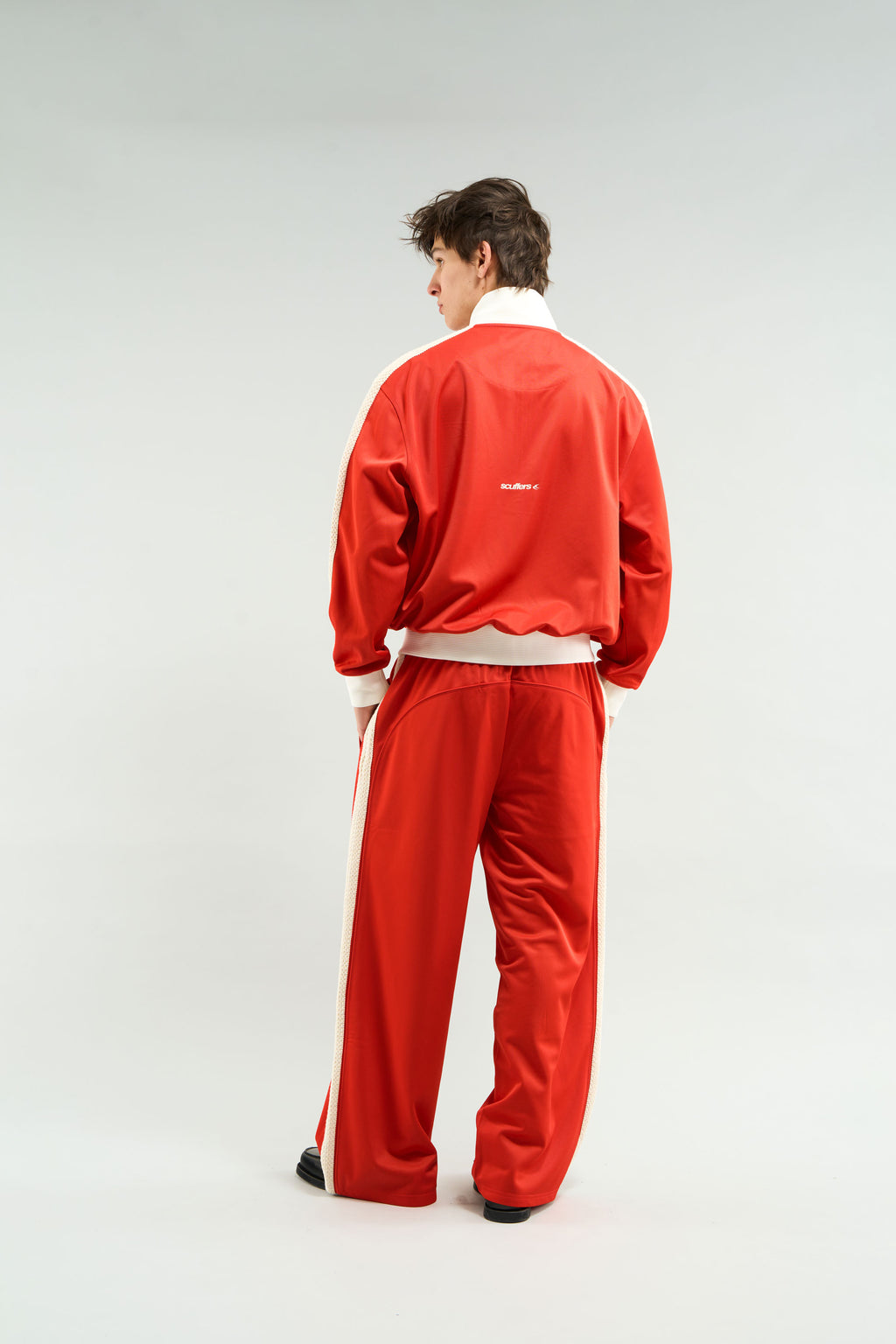 Zipped Hoodie Scuffers Gallery Suit Jacket Rojos | 45673TESQ