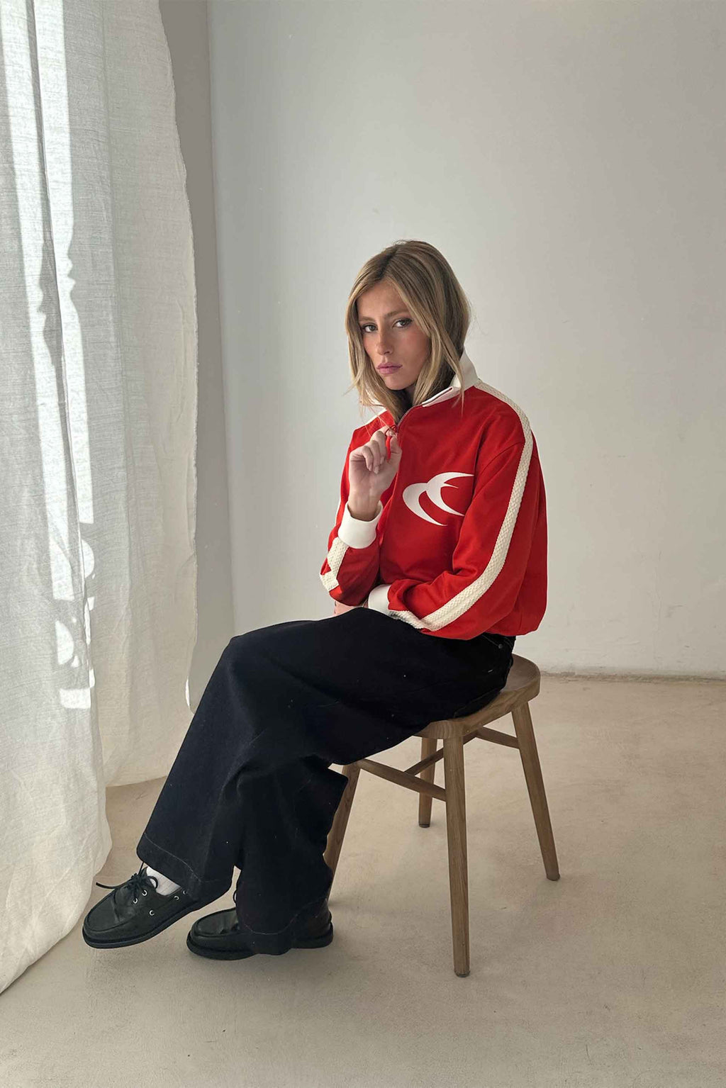 Zipped Hoodie Scuffers Gallery Suit Jacket Rojos | 45673TESQ
