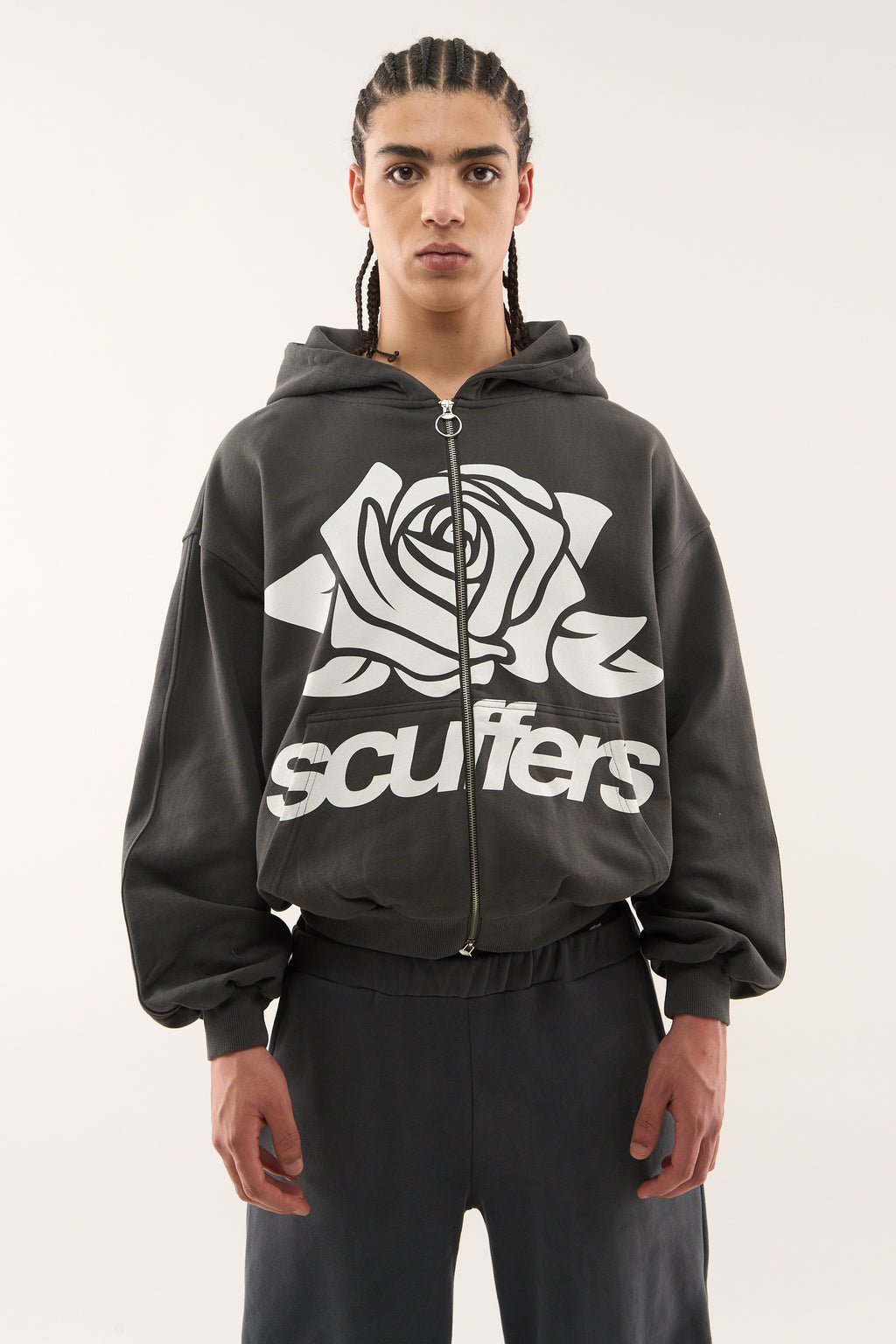 Zipped Hoodie Scuffers Girl Zipper Azules | 15479CYAU