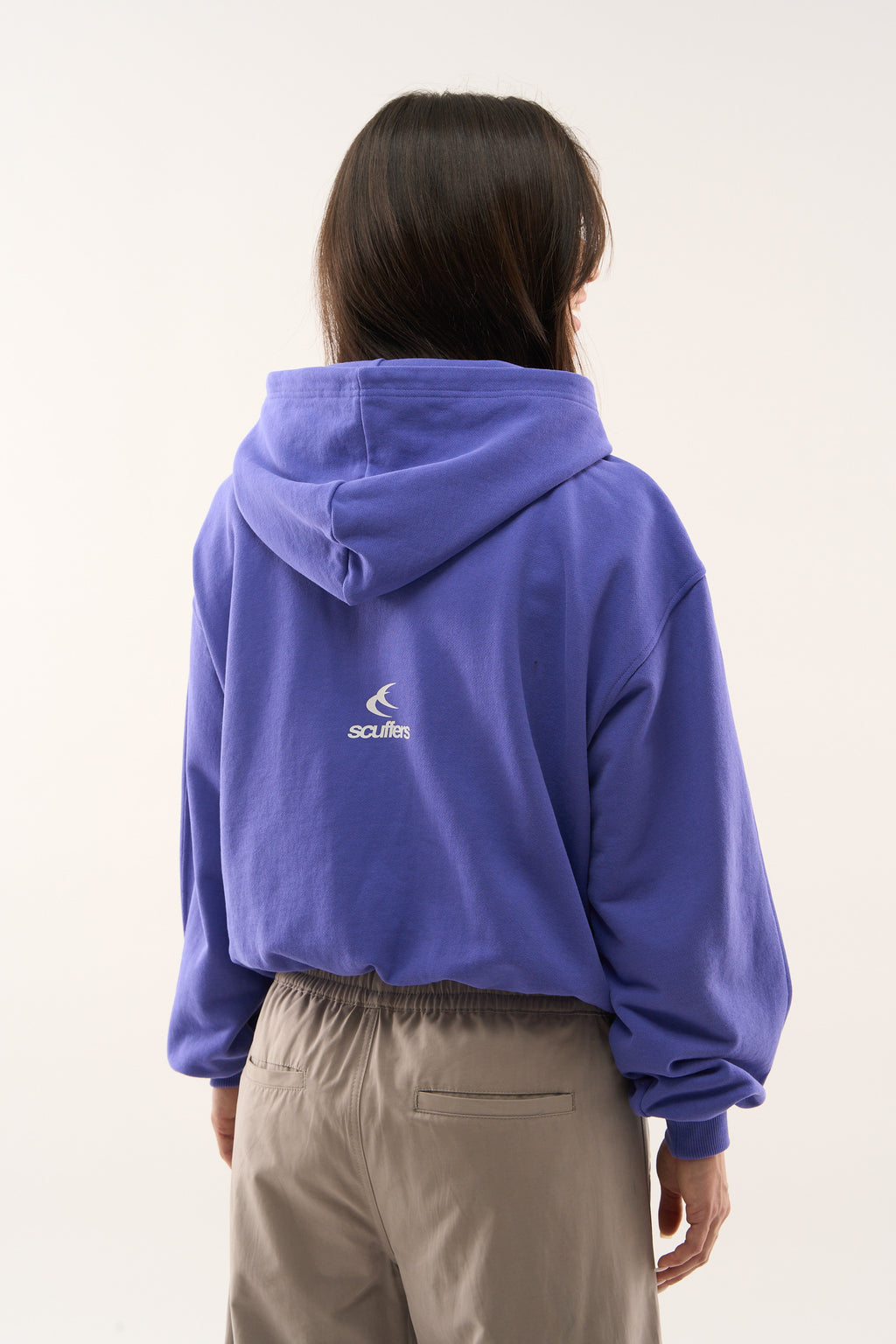 Zipped Hoodie Scuffers Girl Zipper Morados Claro | 83659UTVE