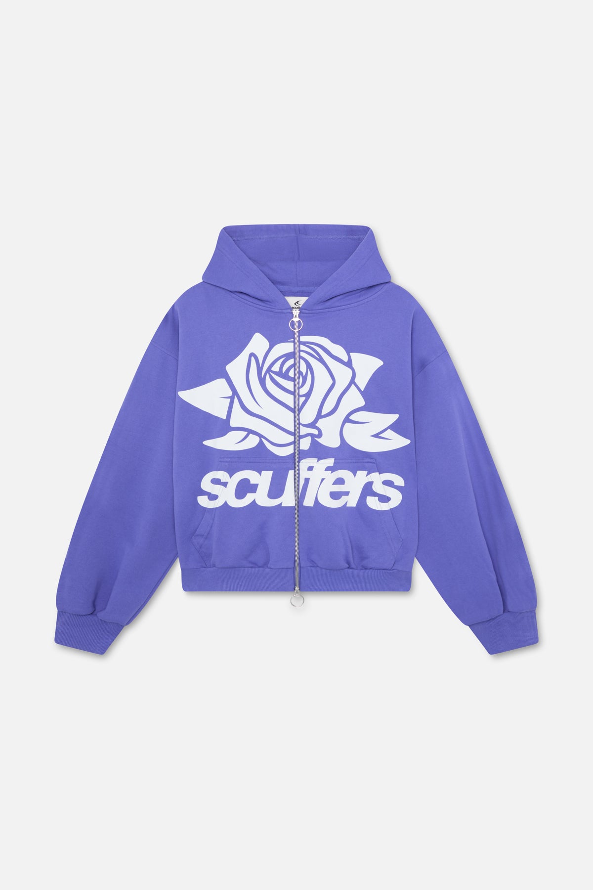 Zipped Hoodie Scuffers Girl Zipper Morados Claro | 83659UTVE