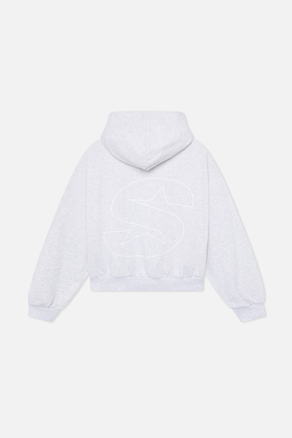 Zipped Hoodie Scuffers Melange Zipper Grises | 43029ICRE