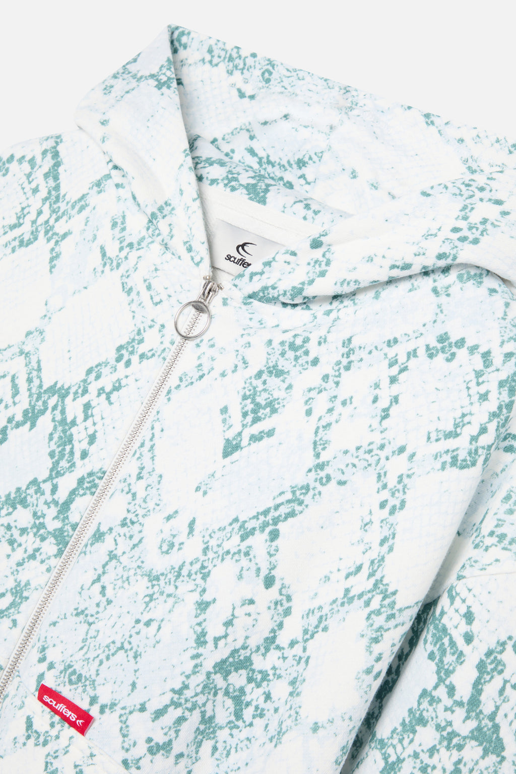 Zipped Hoodie Scuffers SCFF Snake Zipper Azules | 03956KZJD