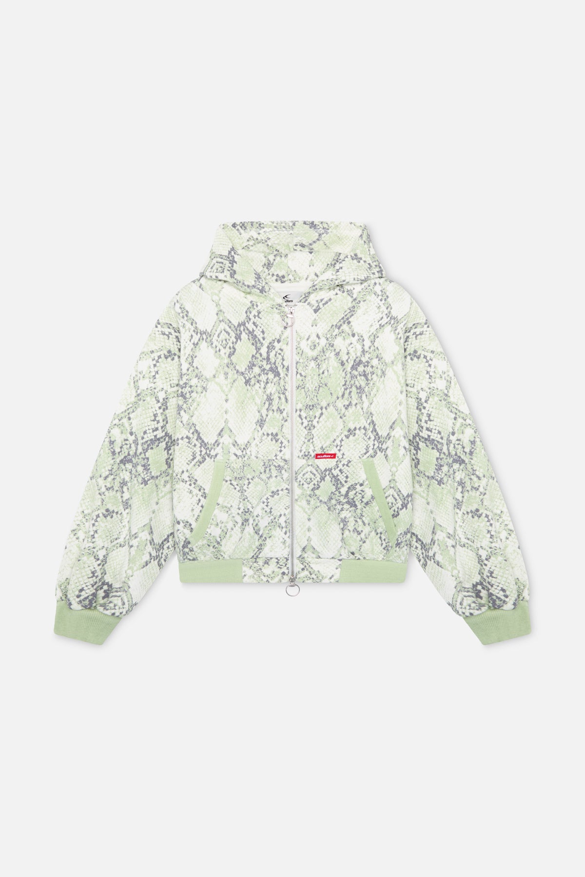 Zipped Hoodie Scuffers SCFF Snake Zipper Verdes | 85376IWRH