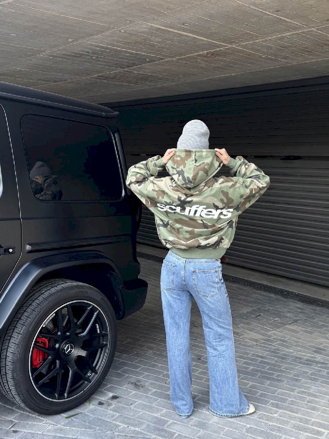 Zipped Hoodie Scuffers SCFF Zipper Camuflados | 46375RMDN