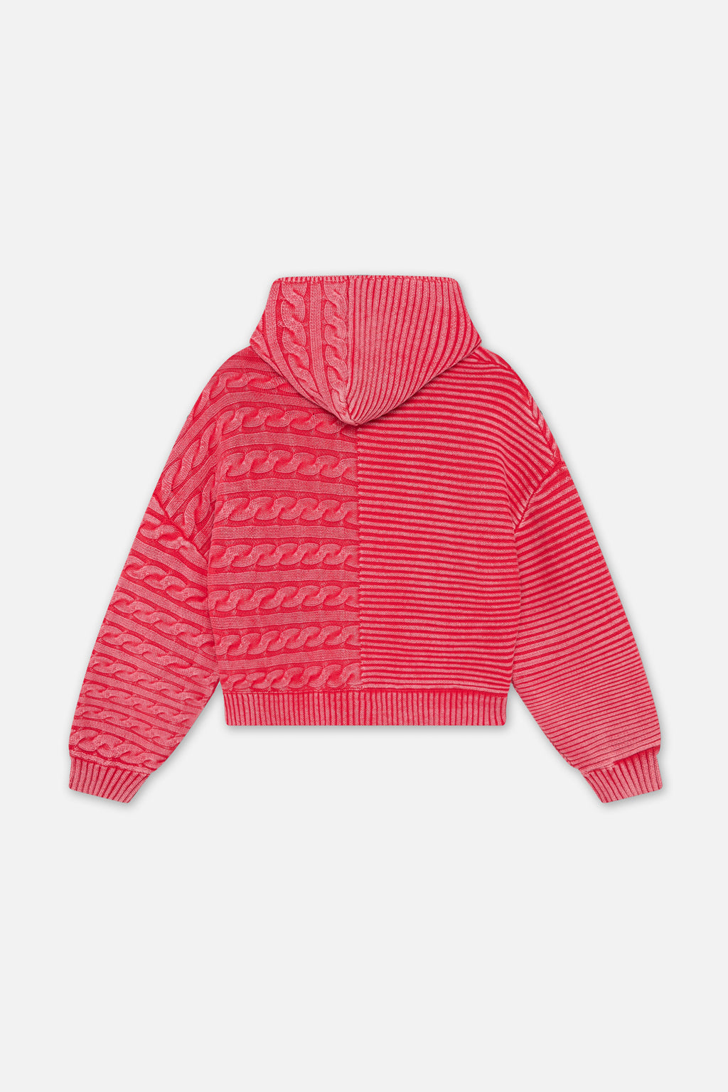 Zipper Knit Scuffers Knit Zipper Rojos | 59036IKAX