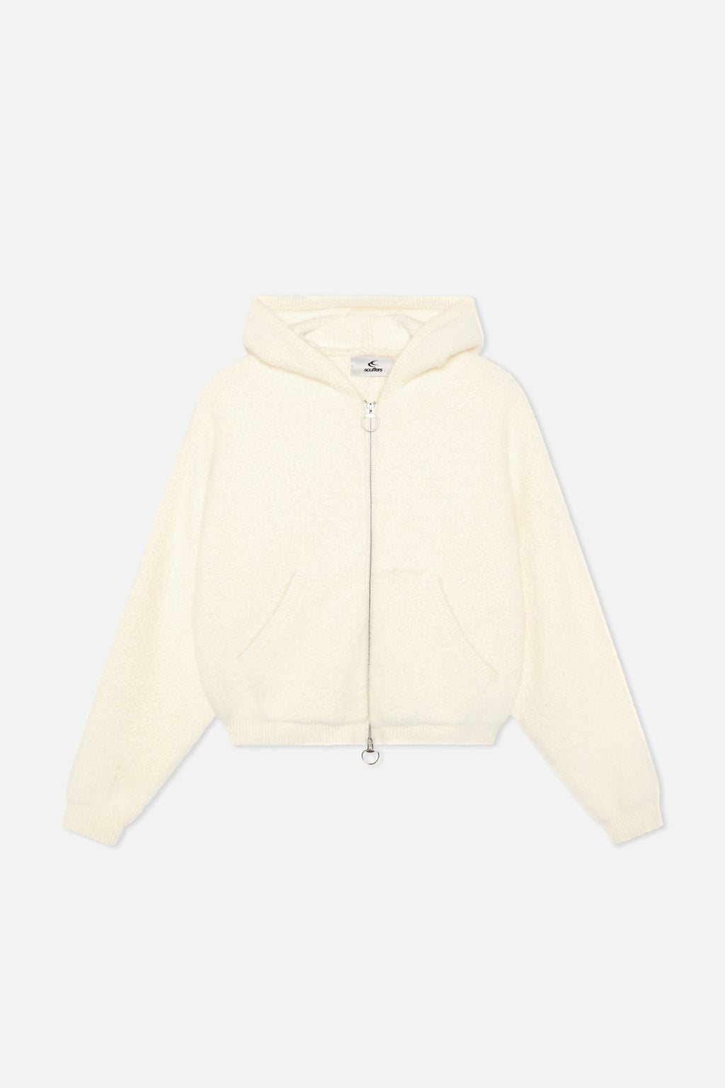 Zipper Knit Scuffers Knit Zipper Venice Ecru | 24531LUTW